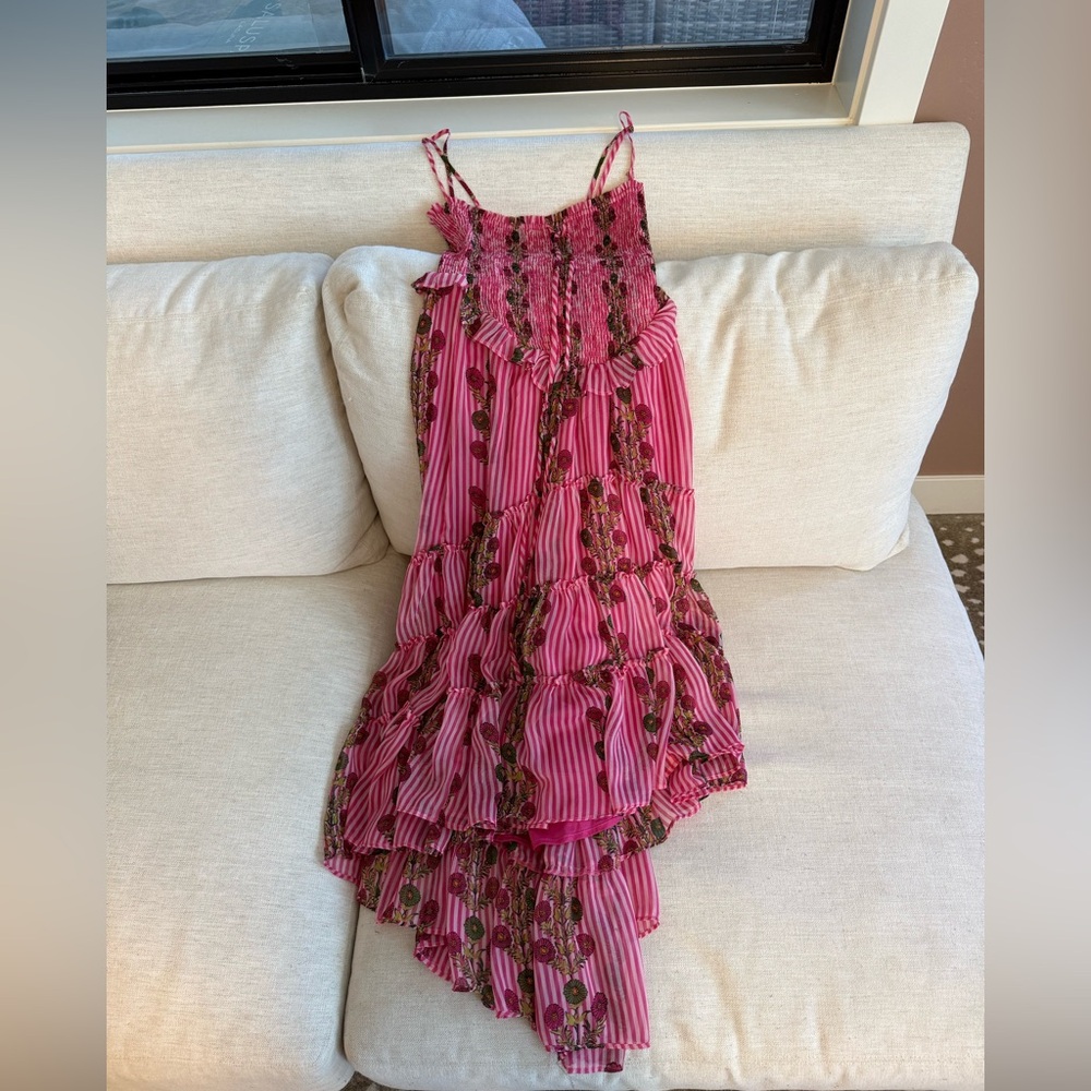Pink and Brown Free People Dress